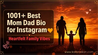1001+ Best Mom Dad Bio for Instagram 2026 💖 _ Heartfelt Family Vibes