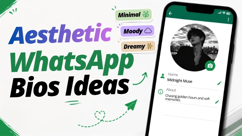 Aesthetic WhatsApp Bios Ideas