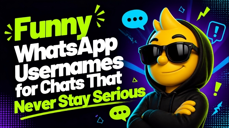 Funny WhatsApp Usernames for Chats That Never Stay Serious