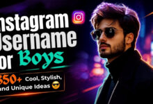 Instagram Username for Boys_ 350+ Cool, Stylish and Unique Ideas 😎