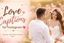 Love Captions for Instagram 💖 Romantic, Cute & Heart-Touching Lines