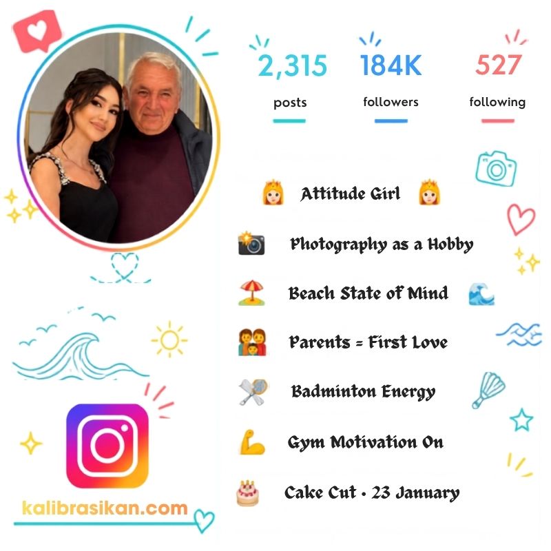 Mom Dad Bio for Instagram Girls Edition