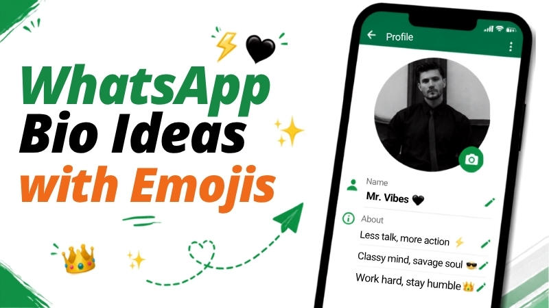 WhatsApp Bio Ideas with Emojis