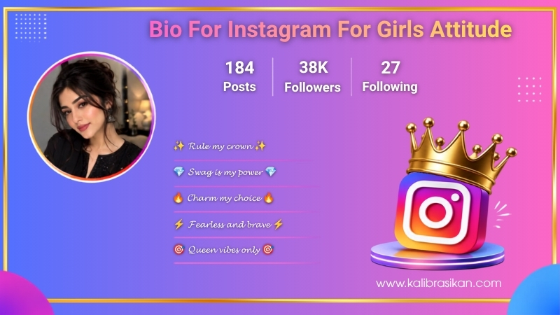 Bio For Instagram For Girls Attitude​