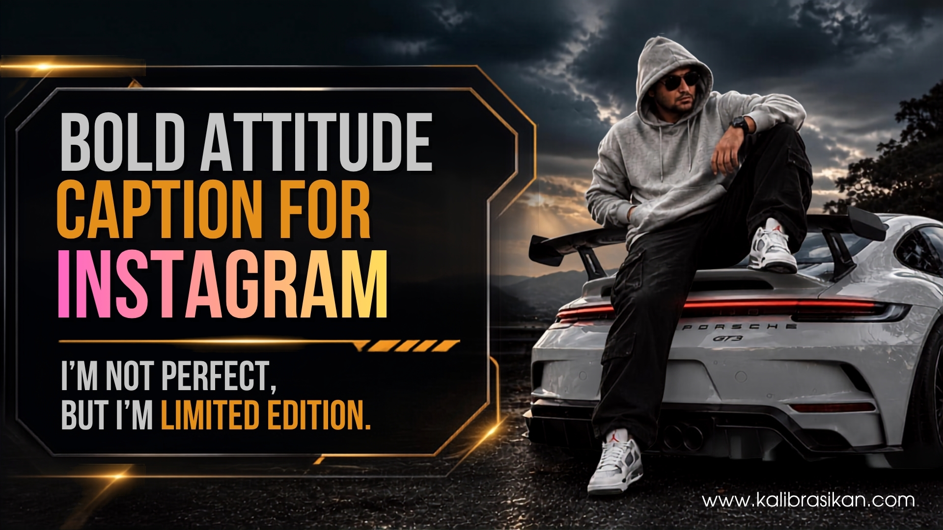 Bold Attitude Caption For Instagram to Own Your Feed