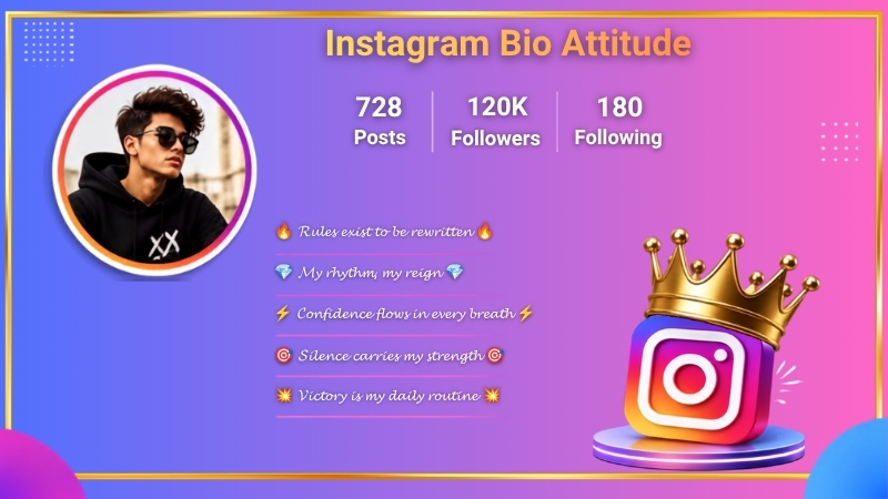 Instagram Bio Attitude​
