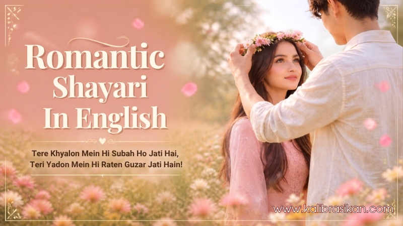 Romantic Shayari In English – Love in Words