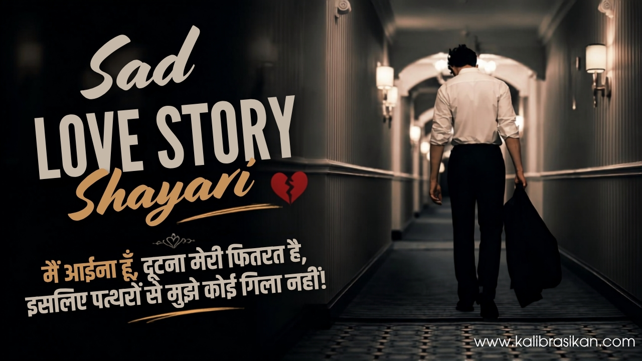 अधूरे रिश्तों की Sad Love Story Shayari
