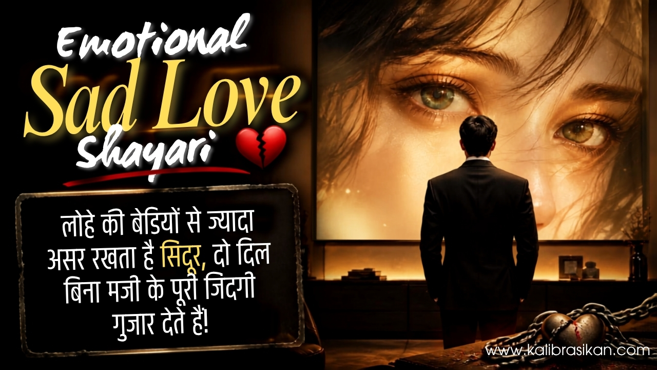 बिछड़े लम्हों की Emotional Sad Love Shayari