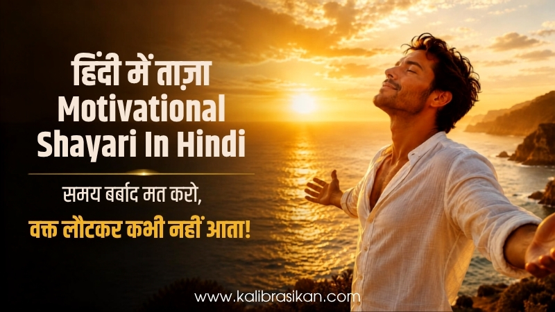 हिंदी में ताज़ा Motivational Shayari In Hindi